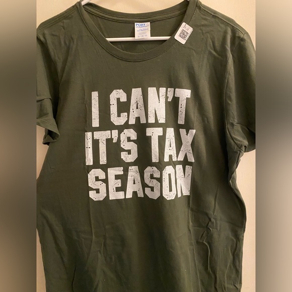 Tops - NWT Tax Season T-shirt size XL